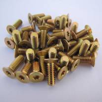 Torx Yellow Cadmium Screws